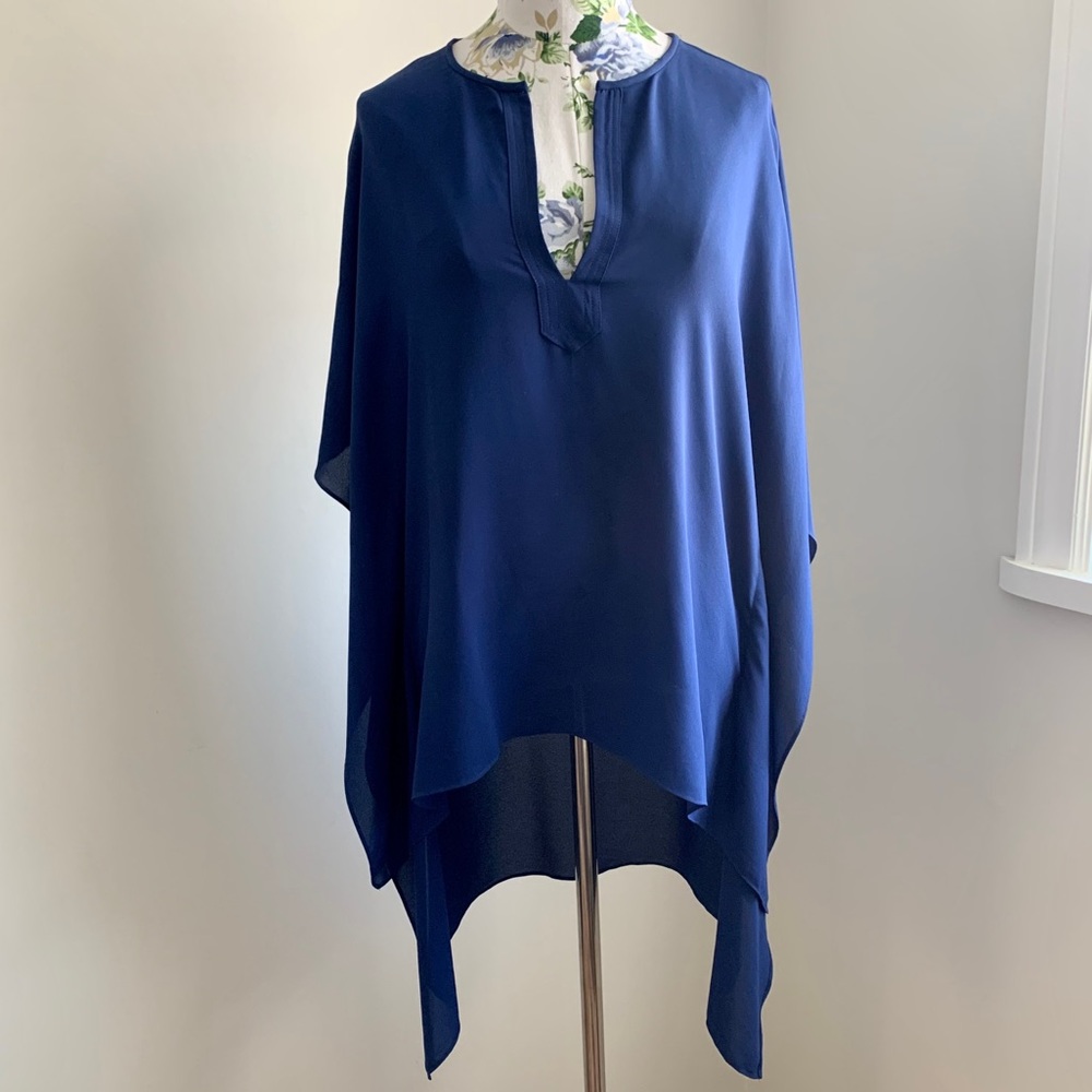 BCBGMAXAZRIA Womens High/Low Blouse